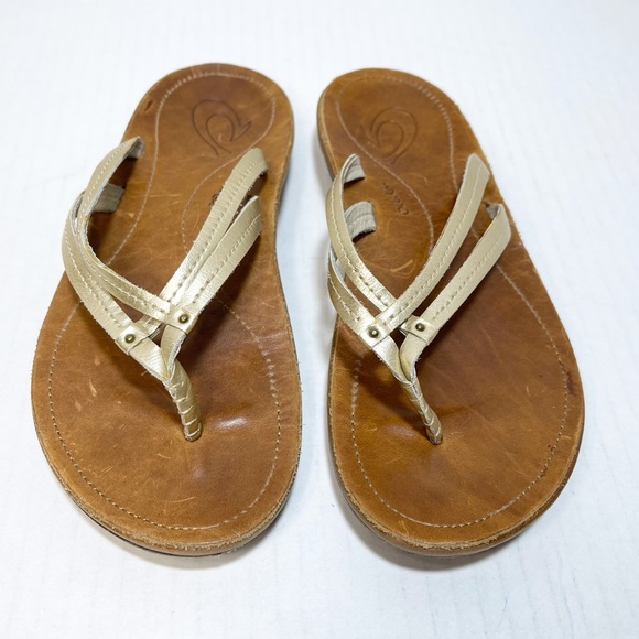 Olukai 20245-FAFM Bubbly Sahara FlipFlop Thong Sandal Women’s Sz 5. - Picture 7 of 13